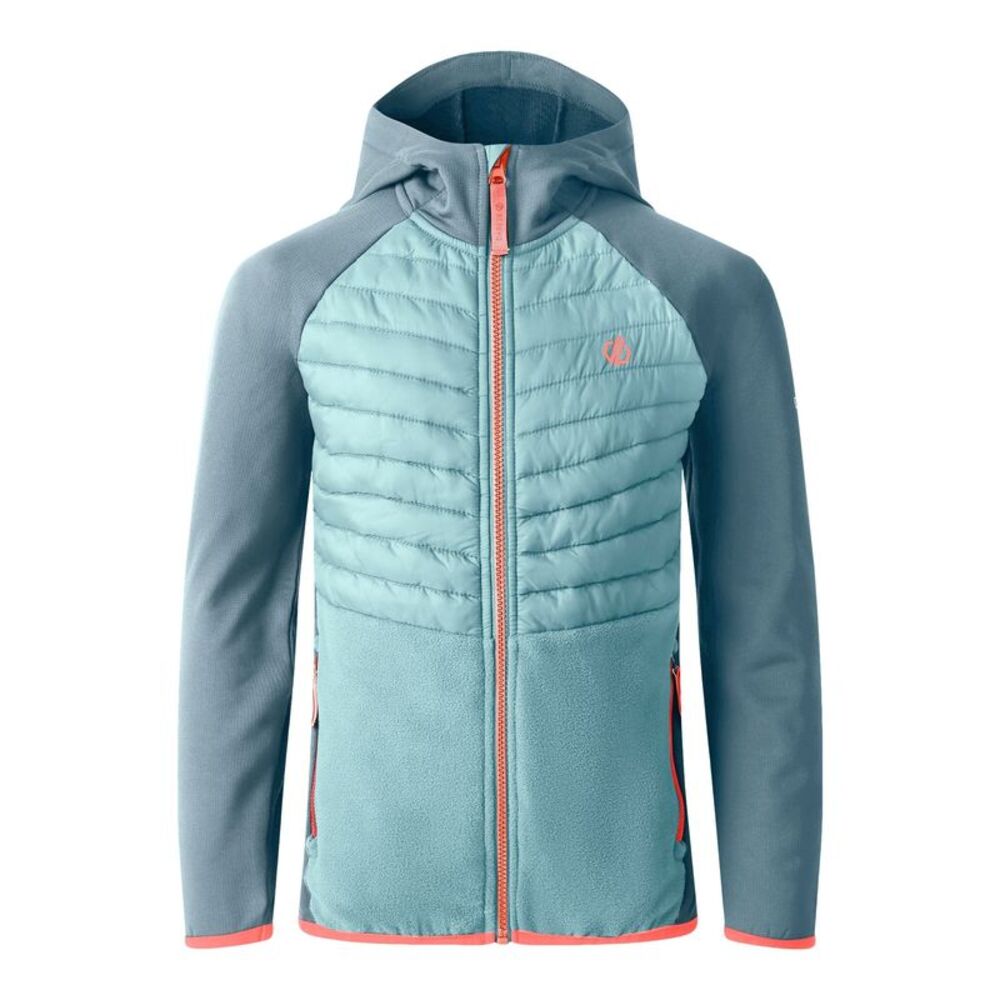 Dare 2B Childrens/Kids Switch Out Padded Jacket / Element Grey/Aquifer